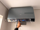 海爾（Haier）麥浪套系電熱水器 國家補貼雙膽扁桶80升BK7PLUS BK7升級小藍瓶無(wú)鎂棒凈膚洗3D巨能洗速熱家用 曬單實(shí)拍圖