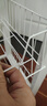 富禾廚房置物架多功能碗筷儲物架微波爐收納架大容量餐邊柜多層架子 【升級菜籃款】白杉木色+白120CM 【升級加粗鋼架】 曬單實(shí)拍圖