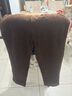 彩羊恒源祥集團媽媽褲子春秋全棉燈芯絨中老年女褲秋款大碼寬松老人 深咖-冬款 加絨 4XL 建議135-150斤 曬單實(shí)拍圖