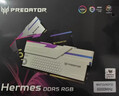 宏碁掠奪者（PREDATOR）48G(24G×2)套裝 DDR5 6000頻率 臺式機內存條 Hermes冰刃系列 RGB燈條(C28) 石耀黑 AI電腦配件 曬單實(shí)拍圖