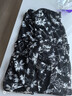 玖姿·安娜蔻優(yōu)雅藝術(shù)感花卉分割設計雪紡半身裙塔裙女2025秋季新款 花黑 2XL 曬單實(shí)拍圖