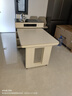 幾寶巖板島臺餐桌小戶(hù)型家用聲控可移動(dòng)伸縮電磁爐一體茶桌餐桌椅組合 【茶桌款】+【桌面加熱+電磁爐】 1.2m -1.6米 曬單實(shí)拍圖