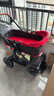 BABYJOEY嬰兒推車(chē)高景觀(guān)雙向可坐躺超輕便折疊四輪避震手推車(chē)嬰兒車(chē)賓尼爾 曼巴紅 四輪 曬單實(shí)拍圖