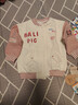 巴厘小豬（BALIPIG）女童外套棒球服超洋氣春秋季嬰兒春裝上衣兒 櫻粉 100 cm 曬單實(shí)拍圖