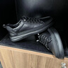 七匹狼男鞋冬季2025新款板鞋男經(jīng)典休閑鞋子男休閑皮鞋男士真皮平底鞋 黑色 41 【標準皮鞋碼】 曬單實(shí)拍圖