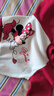 迪士尼寶寶（Disney Baby）女童衛衣兒童加絨上衣中小童裝冬季加厚保暖新年衣服 大紅 120 曬單實(shí)拍圖