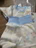 優(yōu)奇新生嬰兒分體套裝純棉寶寶秋衣秋褲初生兒兩件套滿(mǎn)月服嬰兒睡衣 曬單實(shí)拍圖