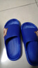 兒童拖鞋男童厚底外出洗澡居家內防臭防滑外穿親子夏季涼拖鞋童鞋 輕柔防滑版-【寶藍色】 單層 339 21.5 /34-35 曬單實(shí)拍圖