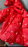 巴拉巴拉童裝兒童羽絨服女童2025新款春裝紅色拜年服甜美外套大童新年衣服 曬單實(shí)拍圖