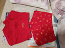 紅豆兒童內褲本命年紅色平角褲男童四角短褲女童三角褲2條裝K4051 140 曬單實(shí)拍圖