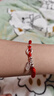 本命堂2026馬年本命年紅繩純銀平安扣手鏈女士佩戴新年情人節禮物送女友 曬單實(shí)拍圖