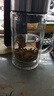 高硼硅雙層加厚茶水分離辦公杯大容量泡茶杯把手雙層加厚茶杯硬厚 顯溫蓋辦公杯 400ml 1只 曬單實(shí)拍圖