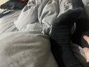 宜而爽【10A抑菌防臭】 男士襪子男秋季冬天中筒襪男襪休閑棉襪黑色10雙 曬單實(shí)拍圖