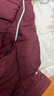 皮爾卡丹（pierre cardin）加厚保暖羽絨棉服女2025冬季新款時(shí)尚洋氣質(zhì)立領(lǐng)減齡棉衣棉襖外套 紫紅色 XL 115-125斤 曬單實(shí)拍圖