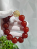 梵哲詩(shī)本命年馬年手鏈紅瑪瑙手串男士金發(fā)晶五行補缺喜火土海藍寶綠幽靈 【蜜蠟】紅瑪瑙手串(大珠徑2.0) 曬單實(shí)拍圖