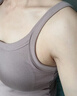 浪莎免穿文胸背心女帶胸墊一體式內搭打底大碼性感百搭高彈透氣小吊帶 曬單實(shí)拍圖