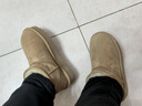 山石匠人周冬雨同款雪地靴羊皮毛一體超保暖百搭短靴加絨厚底薄底棉鞋 栗色 加絨 厚底 ZH001-1 39 曬單實(shí)拍圖