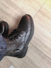 JASONWOOD牛皮馬丁靴男鞋高幫真皮增高靴2025秋冬加絨保暖棉鞋軟面皮工裝靴 黑色薄款 四季單鞋 42 曬單實(shí)拍圖