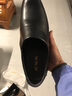 老爺車(chē)皮鞋男牛皮男士皮鞋秋冬加絨軟底商務(wù)正裝高檔皮鞋增高休閑爸爸鞋 FLL3256黑色【平跟單鞋款】 42 (260mm) 標準碼 曬單實(shí)拍圖