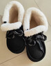 UGG MADE IN AUSTRALIA SINCE 1910官方正品澳洲牛皮羊毛雪地靴女冬季防寒保暖厚底系帶真皮毛一體男 黑色40 曬單實(shí)拍圖