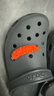 卡駱馳（CROCS）檀健次同款經(jīng)典洞洞鞋輕便百搭男沙灘鞋包頭拖鞋10001 石板灰-0DA 43 (270mm) 曬單實(shí)拍圖
