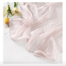 上海故事真絲絲巾女100%桑蠶絲紗巾小方巾媽媽雪紡圍巾禮盒節日禮物粉色 曬單實(shí)拍圖