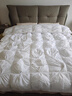 LOVO羅萊A類(lèi) 95%昆侖白鵝絨羽絨被 冬被 1000g填充200*230cm 白色 曬單實(shí)拍圖