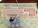 AKKO饅頭樂(lè )園MG108B 可愛(ài)鍵帽機械鍵盤(pán)三模RGB熱插拔電腦筆記本客制化鍵盤(pán) 七夕情人節禮物送女友 曬單實(shí)拍圖