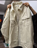 優(yōu)衣庫男裝女裝燈芯絨工裝襯衫長(cháng)袖襯衣休閑復古480295 31 米色 M 曬單實(shí)拍圖