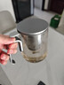 富光茶水分離泡茶杯大容量煮茶耐高溫玻璃杯子帶把手男士辦公室水杯 金屬灰650ml【304濾網(wǎng)】 曬單實(shí)拍圖