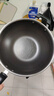 炊大皇 炒鍋 316不銹鋼炒菜鍋雙面蜂窩紋不粘炒鍋32cm 可立可視蓋不挑灶 曬單實(shí)拍圖
