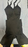 曲線(xiàn)主義黑巧系列經(jīng)典細肩帶塑身連體衣塑身衣收腹束腰束身衣 豆灰色 M碼 曬單實(shí)拍圖
