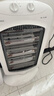 格力（GREE）小太陽(yáng)取暖器家用辦公室遠紅外電暖器速熱防燙搖頭節能暗光電暖氣取暖爐 NSD-12-WG 曬單實(shí)拍圖
