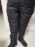 雅鹿2025冬季新款羽絨褲女外穿顯瘦加絨加厚休閑白鴨絨保暖棉褲女 3460黑色 4XL （推薦145-160斤） 曬單實(shí)拍圖