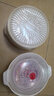 OIMG微波爐加熱專(zhuān)用器皿食品級塑料碗耐高溫熱飯菜容器三件套帶蓋飯盒 大中小三件套 曬單實(shí)拍圖