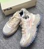 斐樂(lè )（FILA）FUSION斐樂(lè )潮牌女鞋BIANCO厚底潮鞋夏新款硬糖鞋跑步鞋 香草冰白/珍珠粉-VA 39 曬單實(shí)拍圖