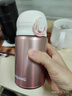 富光保溫杯男女生便攜可愛(ài)學(xué)生316L不銹鋼小巧兒童彈蓋直飲水杯子 菲霧粉300ml【316L內膽+抗菌硅膠】 曬單實(shí)拍圖