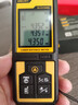 得力（deli）手持式激光測距儀高精度電子尺子紅外線(xiàn)量房?jì)x測量工具裝修激光尺 [40米/充電款】迷你高顏值款 曬單實(shí)拍圖