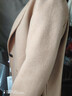 恒源祥100純色羊毛小西服外套女雙面羊絨大衣女短款經(jīng)典百搭毛呢外套 駝色 L 曬單實(shí)拍圖