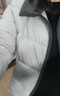 坦博爾輕薄羽絨服女短款翻領(lǐng)寬松舒適襯衫式女士外套330226D 夏云灰170 曬單實(shí)拍圖