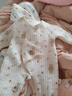 婧麒（JOYNCLEON）新生兒嬰兒衣服秋冬滿(mǎn)月純棉初生寶寶連體衣a類(lèi)爬服 Jlt200709 曬單實(shí)拍圖