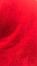 紅豆居家【紅色本命年】女士保暖加絨加厚抗靜電新年睡衣女大紅保暖家居服 曬單實(shí)拍圖