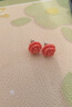 恒久葉S925純銀耳釘珊瑚花貝殼甜美女耳環(huán)日韓風(fēng) 粉玫瑰12mm一對+銀耳堵 曬單實(shí)拍圖
