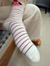 貓人女童襪子冬季加厚毛圈襪兒童秋冬款純棉中筒襪寶寶加絨保暖毛巾襪 曬單實(shí)拍圖