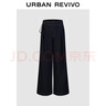 UR2025秋季新款女裝復古休閑系帶棉質(zhì)闊腿牛仔長(cháng)褲UWG850159 曬單實(shí)拍圖
