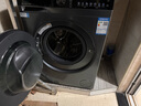 海爾（Haier）直驅變頻10公斤大容量全自動(dòng)滾筒洗衣機除菌除螨智能投放家用超薄直驅洗脫/洗烘一體洗衣機90BD12S 升級款38A1直驅精華洗+1.12洗凈比+智投 單洗 曬單實(shí)拍圖