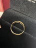 周大福福字素圈泥鰍背足金黃金戒指(工費:160計價(jià))EOF133生日禮物 足金 約4.75g 曬單實(shí)拍圖