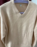 優(yōu)衣庫女裝柔軟針織搖粒絨V領(lǐng)套頭衫/長(cháng)袖479756 10 水粉色 S 曬單實(shí)拍圖
