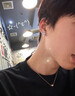 恩久鉑金PT990耳環(huán)男小巧十字架簡(jiǎn)約耳釘足鉑耳飾養耳睡覺(jué)免摘中性女 【單只】鉑金耳釘(約0.58g) 曬單實(shí)拍圖