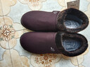 回力老北京布鞋老人棉鞋女防滑軟底老年媽媽鞋冬季加絨保暖2047紫色40 曬單實(shí)拍圖